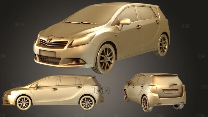 Toyota Verso 2012 3d stl модель для ЧПУ